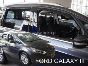 Ford Galaxy zijwindschermen visors heko