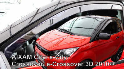 aixam City E-City Crossline Crossover E-Crossover 400 500 raamspoilers visors windschermen heko