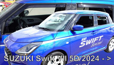 Suzuki Swift 5 deurs raamspoilers donker