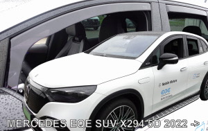 mercedes EQE suv zijwindschermen raamspoilers