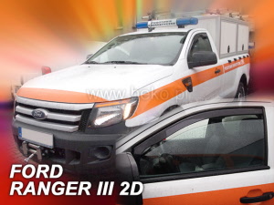 Ford Ranger 2 en 4 deurs zijwindschermen visors heko