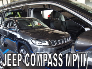jeep compass window visors heko