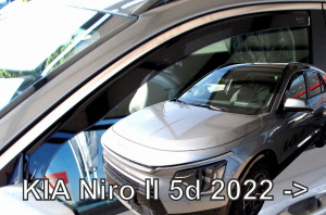 Kia Niro type2 windschermen visors raamgeleiders